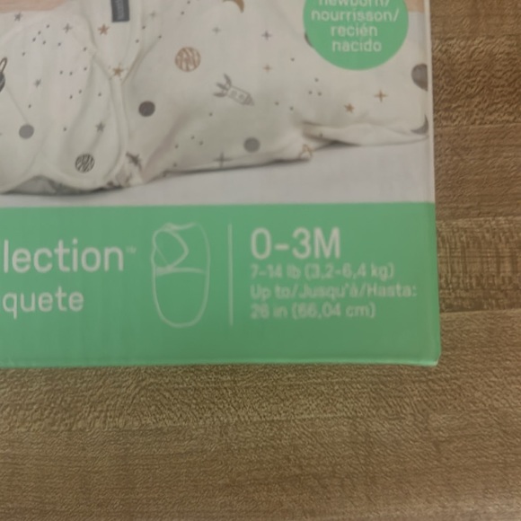Swaddle me by Ingenuity. 0-3 monogram collection swaddle. - Picture 4 of 5